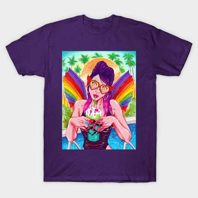 Rainbow Venus T-Shirt by VeronicaLux